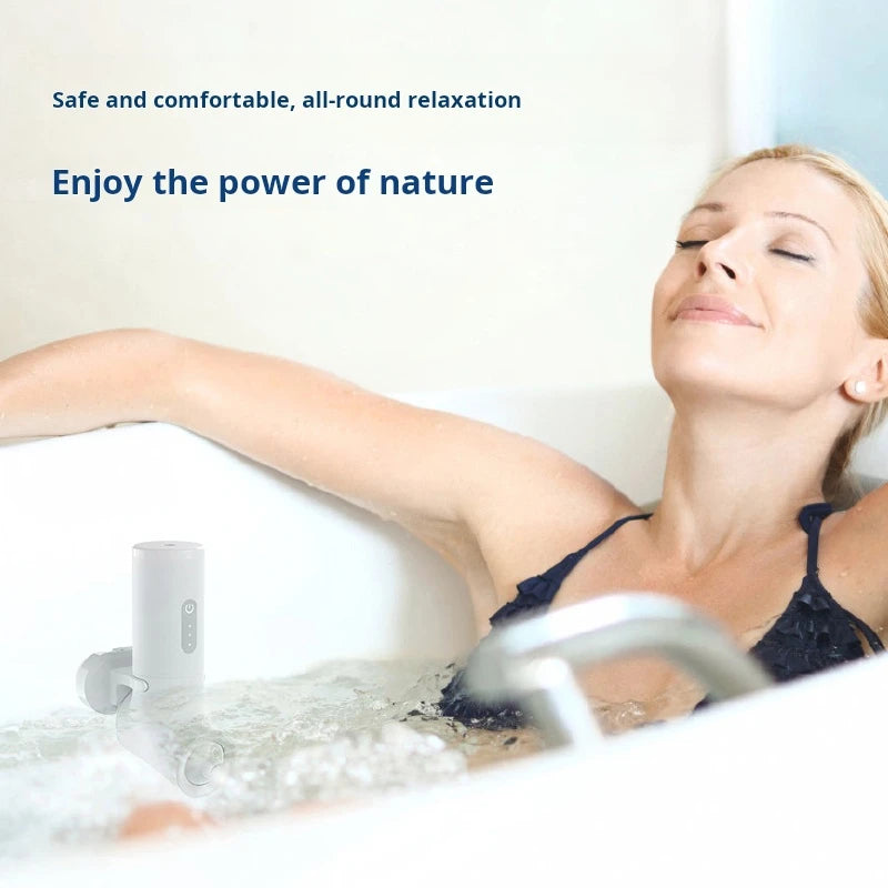 Air Bubble Bath Tub Digital LED Display Body Spa Massage Mat with Air Hose Bubble Spa Bath Tub Massager Bubble Bath Tub Massager