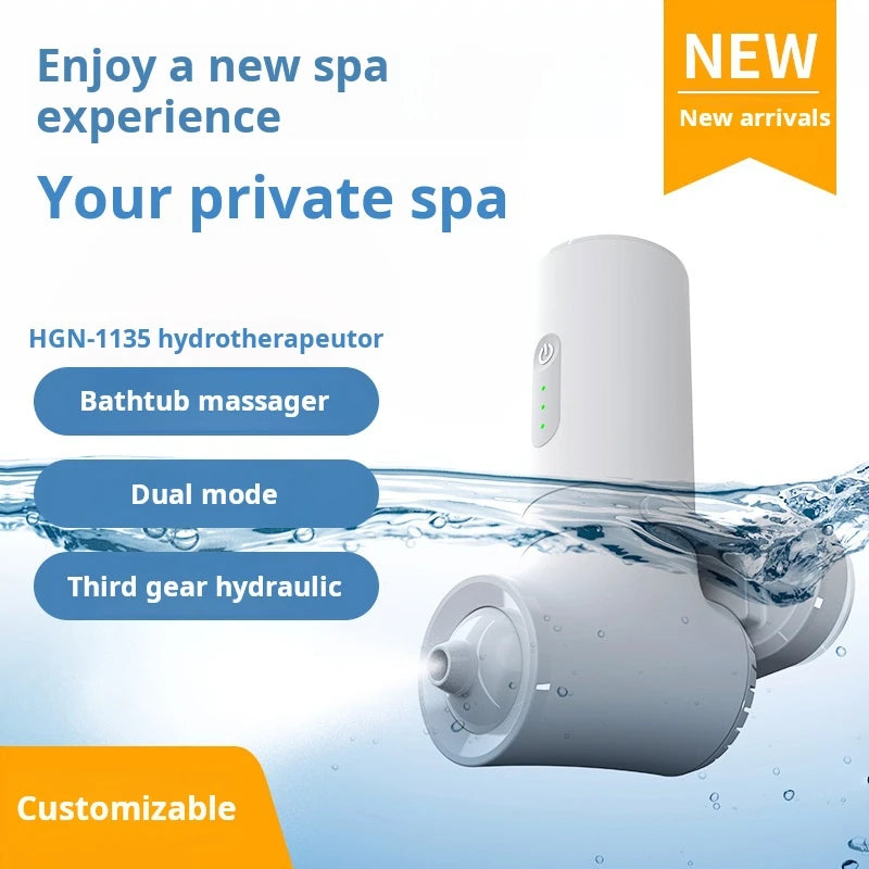 Air Bubble Bath Tub Digital LED Display Body Spa Massage Mat with Air Hose Bubble Spa Bath Tub Massager Bubble Bath Tub Massager